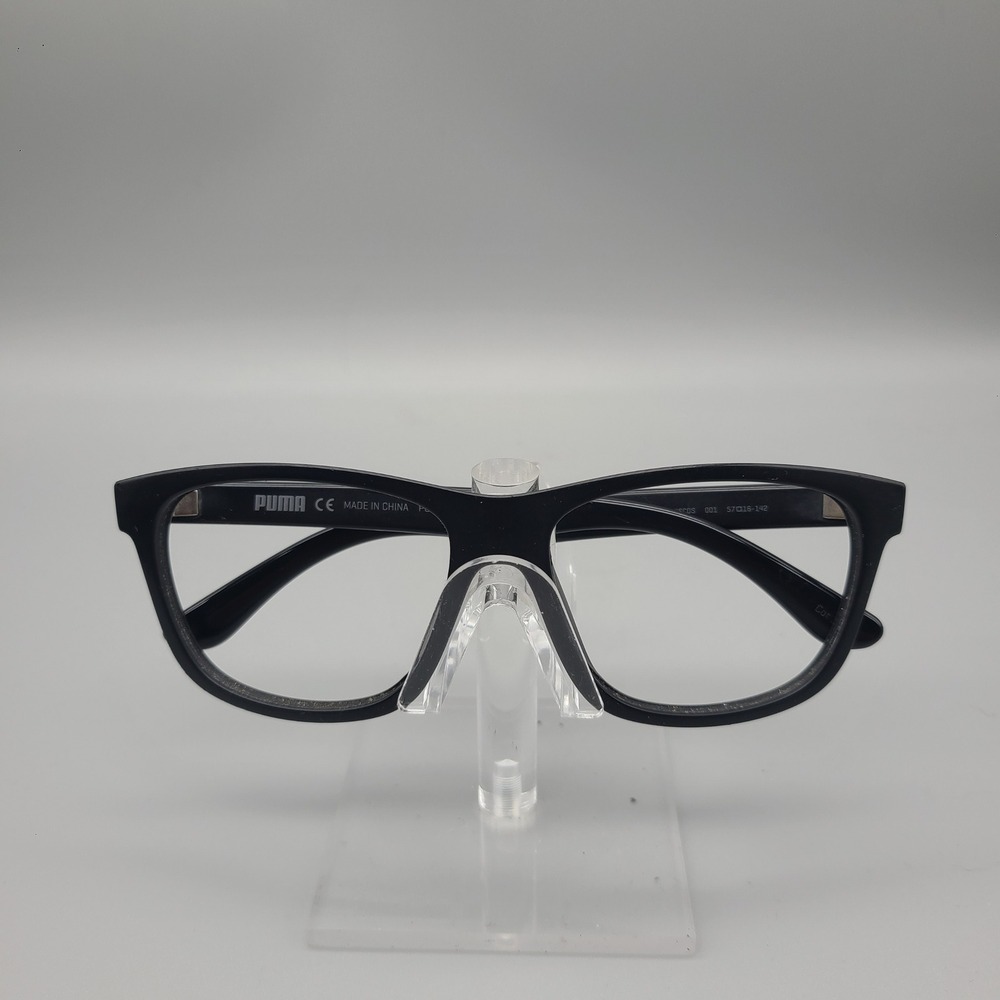 Puma Polarized Sunglasses Black Square Frame PE0044SCOS 001 57-16-142
